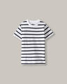 Playera Cuello Redondo Rayas,BLANCO P2